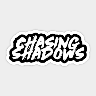 Chasing Shadows Logo Sticker